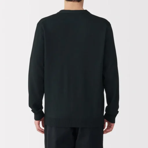 Clearance Men's Hemp Blend V-Neck Cardigan Sweaters & Cardigans