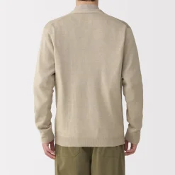 Clearance Men's Hemp Blend V-Neck Cardigan Sweaters & Cardigans