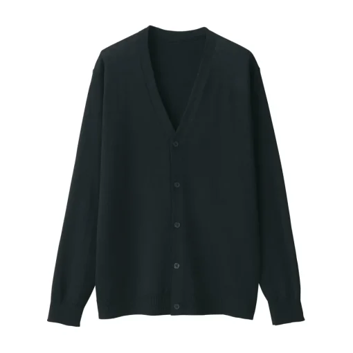 Clearance Men's Hemp Blend V-Neck Cardigan Sweaters & Cardigans