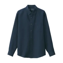 New Men's Hemp Cotton Long Sleeve Shirt Shirts & Polos