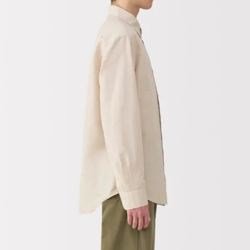 New Men's Hemp Cotton Long Sleeve Shirt Shirts & Polos
