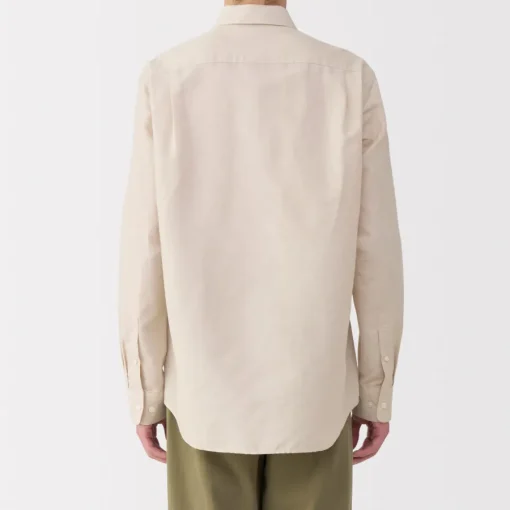 New Men's Hemp Cotton Long Sleeve Shirt Shirts & Polos