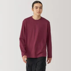 Best Men's Jersey Crew Neck Long Sleeve T-Shirt T-Shirts