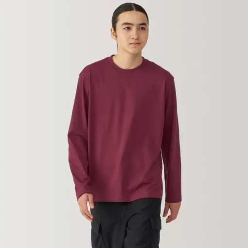 Best Men's Jersey Crew Neck Long Sleeve T-Shirt T-Shirts