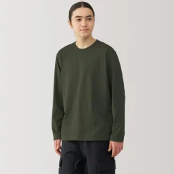 Best Men's Jersey Crew Neck Long Sleeve T-Shirt T-Shirts