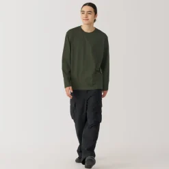 Best Men's Jersey Crew Neck Long Sleeve T-Shirt T-Shirts