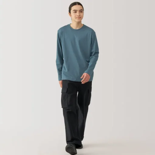 Best Men's Jersey Crew Neck Long Sleeve T-Shirt T-Shirts