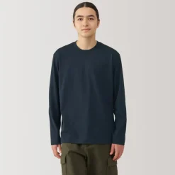 Best Men's Jersey Crew Neck Long Sleeve T-Shirt T-Shirts
