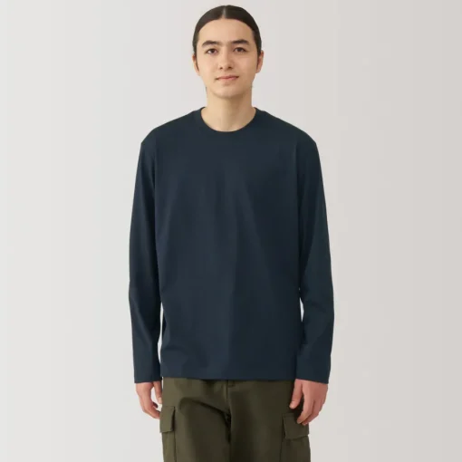 Best Men's Jersey Crew Neck Long Sleeve T-Shirt T-Shirts