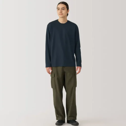 Best Men's Jersey Crew Neck Long Sleeve T-Shirt T-Shirts