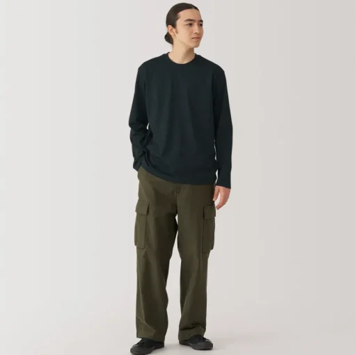 Best Men's Jersey Crew Neck Long Sleeve T-Shirt T-Shirts