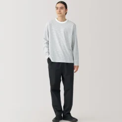 Fashion Men's Jersey Crew Neck Long Sleeve Striped T-Shirt T-Shirts
