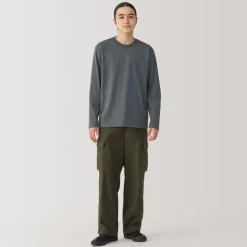 Fashion Men's Jersey Crew Neck Long Sleeve Striped T-Shirt T-Shirts