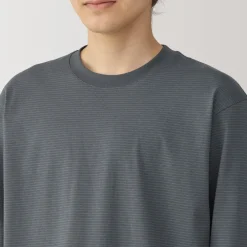 Fashion Men's Jersey Crew Neck Long Sleeve Striped T-Shirt T-Shirts