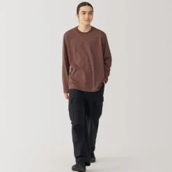 Fashion Men's Jersey Crew Neck Long Sleeve Striped T-Shirt T-Shirts
