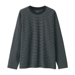 Fashion Men's Jersey Crew Neck Long Sleeve Striped T-Shirt T-Shirts