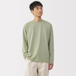 Fashion Men's Jersey Crew Neck Long Sleeve Striped T-Shirt T-Shirts