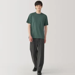 New Men's Jersey Crew Neck Short Sleeve T-Shirt T-Shirts