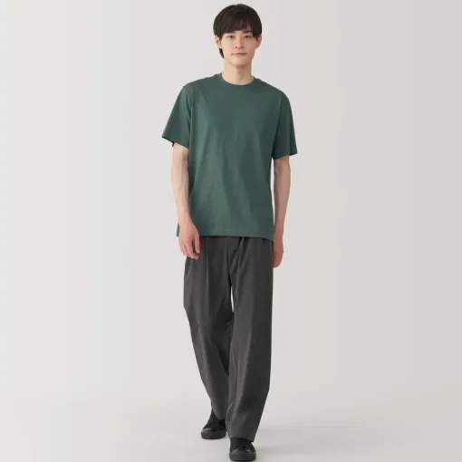 New Men's Jersey Crew Neck Short Sleeve T-Shirt T-Shirts