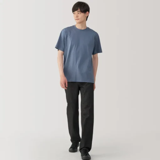 New Men's Jersey Crew Neck Short Sleeve T-Shirt T-Shirts