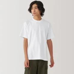 New Men's Jersey Crew Neck Short Sleeve T-Shirt T-Shirts