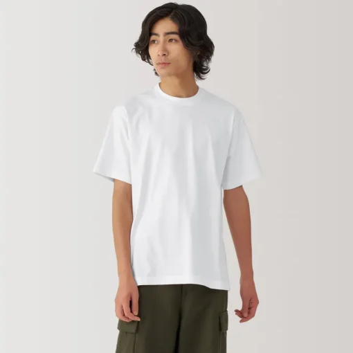 New Men's Jersey Crew Neck Short Sleeve T-Shirt T-Shirts