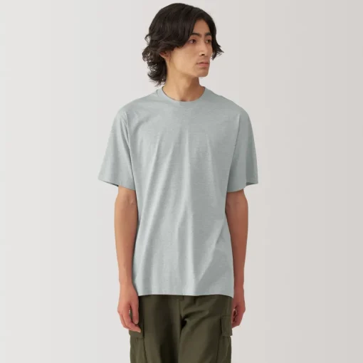 New Men's Jersey Crew Neck Short Sleeve T-Shirt T-Shirts