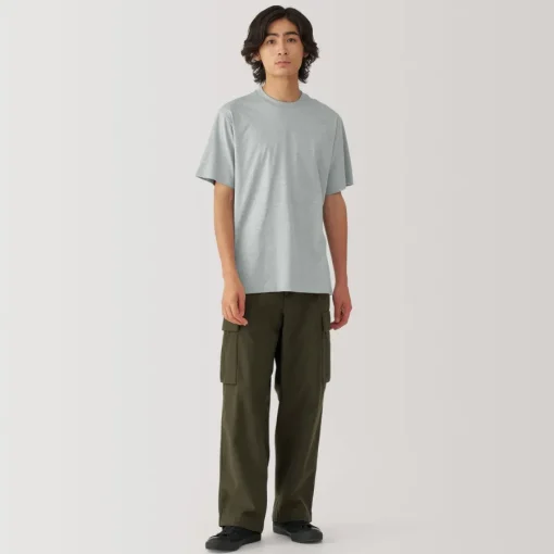 New Men's Jersey Crew Neck Short Sleeve T-Shirt T-Shirts