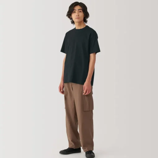 New Men's Jersey Crew Neck Short Sleeve T-Shirt T-Shirts