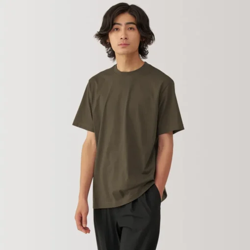 New Men's Jersey Crew Neck Short Sleeve T-Shirt T-Shirts