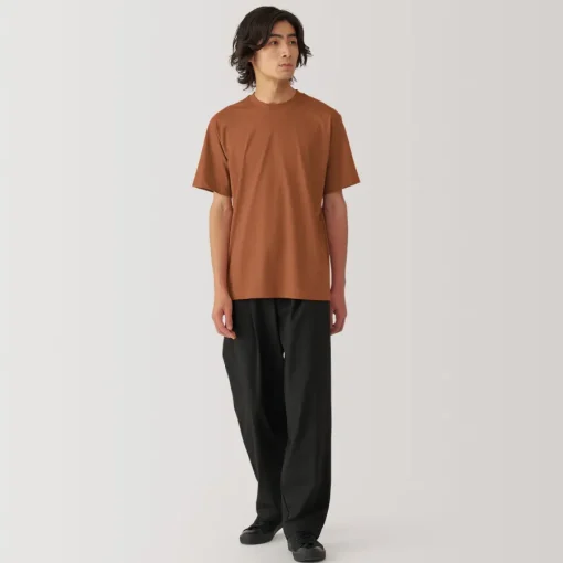 New Men's Jersey Crew Neck Short Sleeve T-Shirt T-Shirts