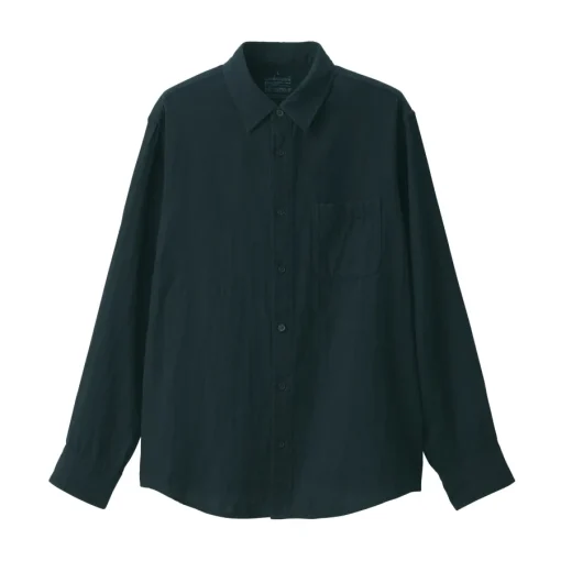 Sale Men's Kapok Blend Double Gauze Long Sleeve Shirt Shirts & Polos