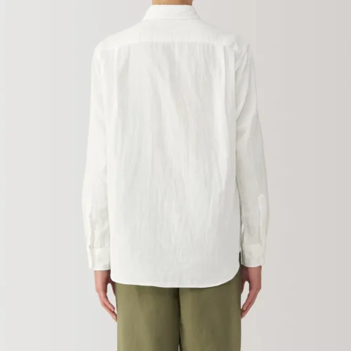 Sale Men's Kapok Blend Double Gauze Long Sleeve Shirt Shirts & Polos