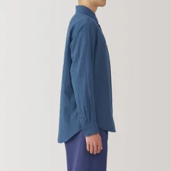 Sale Men's Kapok Blend Double Gauze Long Sleeve Shirt Shirts & Polos