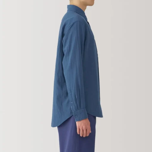 Sale Men's Kapok Blend Double Gauze Long Sleeve Shirt Shirts & Polos