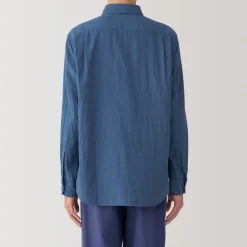 Sale Men's Kapok Blend Double Gauze Long Sleeve Shirt Shirts & Polos
