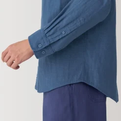 Sale Men's Kapok Blend Double Gauze Long Sleeve Shirt Shirts & Polos