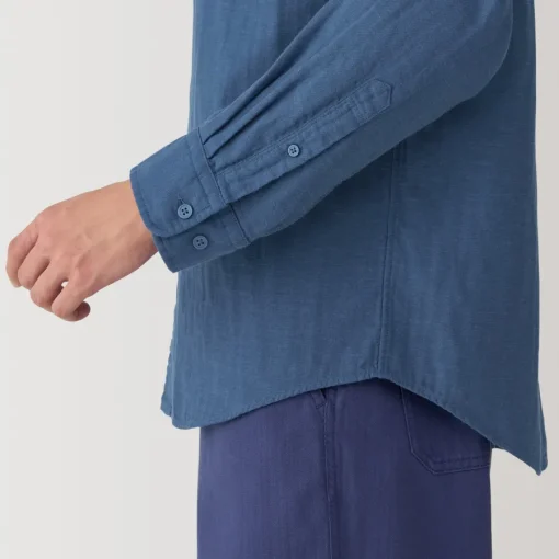 Sale Men's Kapok Blend Double Gauze Long Sleeve Shirt Shirts & Polos