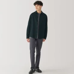 Sale Men's Kapok Blend Double Gauze Long Sleeve Shirt Shirts & Polos