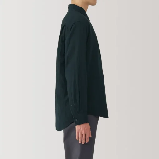 Sale Men's Kapok Blend Double Gauze Long Sleeve Shirt Shirts & Polos