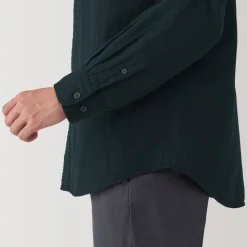 Sale Men's Kapok Blend Double Gauze Long Sleeve Shirt Shirts & Polos