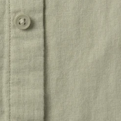 Discount Men's Kapok Blend Double Gauze Stand Collar Long Sleeve Shirt Shirts & Polos