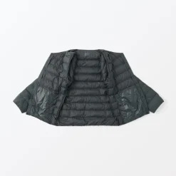 Hot Men's Lightweight Down Collarless Jacket Lightweight Down Jackets & Vests