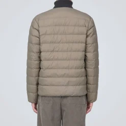 Hot Men's Lightweight Down Collarless Jacket Lightweight Down Jackets & Vests