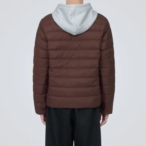 Hot Men's Lightweight Down Collarless Jacket Lightweight Down Jackets & Vests