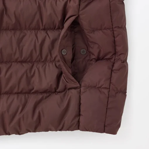 Hot Men's Lightweight Down Collarless Jacket Lightweight Down Jackets & Vests