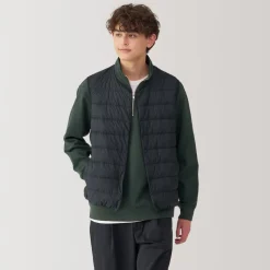 Sale Men's Lightweight Down Collarless Vest Lightweight Down Jackets & Vests