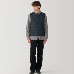 Sale Men's Lightweight Down Collarless Vest Lightweight Down Jackets & Vests