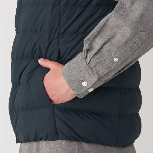 Sale Men's Lightweight Down Collarless Vest Lightweight Down Jackets & Vests