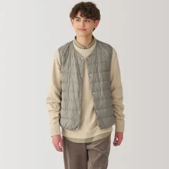 Sale Men's Lightweight Down Collarless Vest Lightweight Down Jackets & Vests